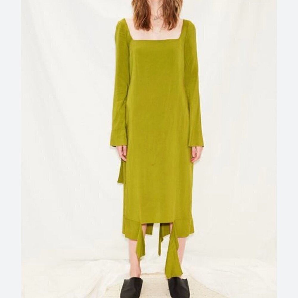Jovana Markovic Disrupted Dress in Green - Size: 36 (US 5-5.5)